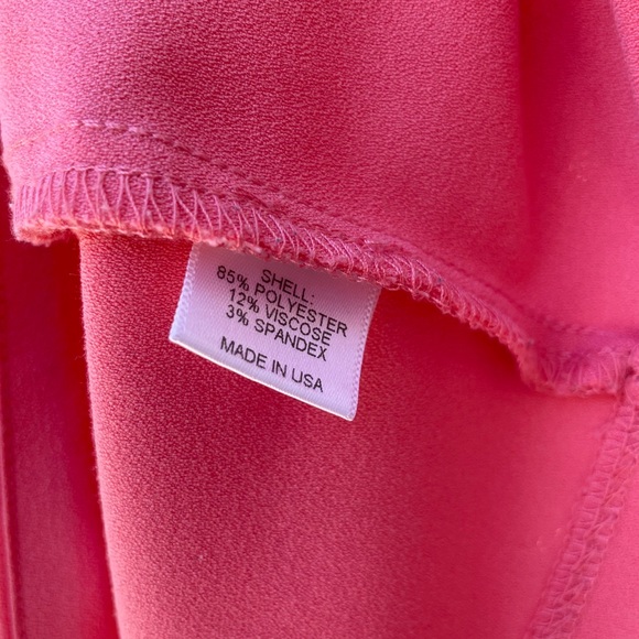 WAYF shift coral dress - Picture 6 of 8